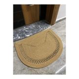 MaVaux London Jüt, Desenli Kapı Önü, Paspas, Banyo Paspası, Balkon Paspası/Hediyelik, Ev Eşyası. HasırTrikotlu 75 x 100