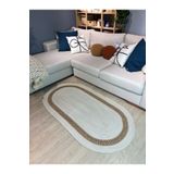 MaVaux Lotus Jüt Hasırlı El Örgüsü Kilim
