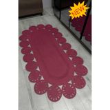 MaVaux Marguerite Özel Tasarım Hasır Jüt Kilim – Koridor, Antre ve Salon Halısı Yolluk FUŞYA 80 x 150