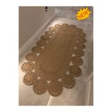MaVaux Marguerite Özel Tasarım Hasır Jüt Kilim – Koridor, Antre ve Salon Halısı Yolluk Hasır 80 x 150