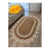 MaVaux Marguerite Özel Tasarım Hasır Jüt Kilim – Koridor, Antre ve Salon Halısı Yolluk HASIR - KREM 80 x 200