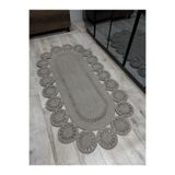 MaVaux Marguerite Özel Tasarım Hasır Jüt Kilim – Koridor, Antre ve Salon Halısı Yolluk Taş Kırçıl 80 x 200