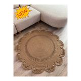 MaVaux Matrix Jüt Kilim, Paspas, Mutfak Halısı, Banyo, Kilim, Halı, Oturma Odası Halısı, Balkon Halısı Hasır 100 x 100