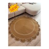 MaVaux Matrix Jüt Kilim, Paspas, Mutfak Halısı, Banyo, Kilim, Halı, Oturma Odası Halısı, Balkon Halısı Jüt Kırçıl 100 x 100