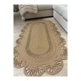MaVaux Matrix Jüt Kilim, Paspas, Mutfak Halısı, Banyo Paspası, Kilim, Halı, Oturma Odası Halısı Hasır 160 x 280