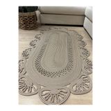 MaVaux Matrix Jüt Kilim, Paspas, Mutfak Halısı, Banyo Paspası, Kilim, Halı, Oturma Odası Halısı Taş 80 x 180