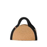 MaVaux Mia Hasır Jüt Clutch Çanta HasırSiyah Tek Ebat