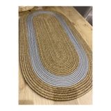 MaVaux modern Doğal Jüt, Hasır, Amerika Servis, Masa,Sehpa Örtüsü Runner. 30x80 HasırGri 30 x 80