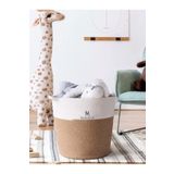 MaVaux Ok Amaçlı, 40cm-36cm , Sepet, Saksı, Jüt, Hasır, Dokuma Sepet, Düzenleyici