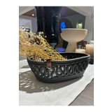 MaVaux Satürn Doğal, Jüt, Desenli, Sepet, Dolap Içi, Çocuk Odası, Düzenleyici, Saklama Sepeti, Ekmek Sepeti