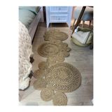 MaVaux Snake Hasır Jüt Bej Yolluk Halı Kilim HasırTrikotlu 80 x 330