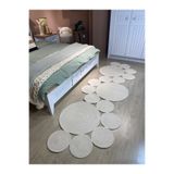 MaVaux Snake Hasır Jüt Bej Yolluk Halı Kilim Krem 80 x 200