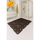 MaVaux Solena Jüt Hasır Dikdörtgen Şık Kilim Halı Paspas Yolluk Evinizi Şımartın Tarzınızı Yansıtın Kahverengi 80 x 150