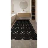 MaVaux Solena Jüt Hasır Dikdörtgen Şık Kilim Halı Paspas Yolluk Evinizi Şımartın Tarzınızı Yansıtın Siyah 80 x 250