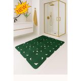MaVaux Solena Jüt Hasır Dikdörtgen Şık Kilim Halı Paspas Yolluk Evinizi Şımartın Tarzınızı Yansıtın Yeşil 120 x 120