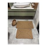 MaVaux VNDK Jüt, Hasır, Banyo Paspas Takımı, Banyo Sepet Takımı, Paspas Takımı Klozet Takımı Bath Set HASIR 50 x 80