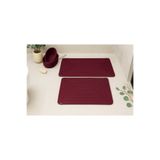 MaVaux VNDK Jüt, Hasır, Banyo Paspas Takımı, Banyo Sepet Takımı, Paspas Takımı Klozet Takımı Bath Set MÜRDÜM 50 x 80