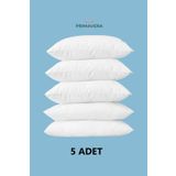 MAVERA EV TEKSTİLİ 5 Adet Antialerjik Slikon Yastık 50x70 800gr Alin15