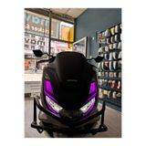 Mavera Stickers PCX İçin Tam Far Filmi Mor (2021-2024) Sticker Etiket