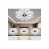MAVERALİGHTİNG PAPATYA 8Lİ AVİZE 3 RENK LED ISIKLI SALON AVİZE MODERN OTURMA ODASI AVİZE