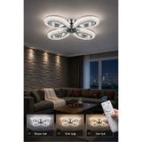 MAVERALİGHTİNG YAGMUR 4 LÜ AVİZE 3 RENK LED ISIKLI KUMANDALI SALON AVİZE MODERN OTURMA ODASI AVİZE