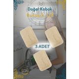 Ma'Vessa 3 Adet Çift Taraflı Organik % 100 Doğal Kabak Bulaşık Lifi