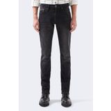 Mavi 0035133159 Siyah Düz Kesim Dar Paça Pamuklu Marcus Jeans Erkek Kot Pantolon