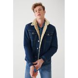 Mavi 0115234989 Frank 90s Koyu Mavi Erkek Jean Ceket