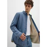 Mavi 0211186 Jeremy Classic Denim Süni Kürklü Indigo Mavisi Erkek Kot Ceket