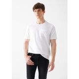 Mavi 0610963-620 Cepli Beyaz Erkek T-shirt