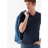 Mavi 061313-25723 V Yaka Lacivert Basic Erkek T-Shirt