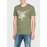 Mavi 065008-27069 Baskılı Yeşil Erkek T-Shirt