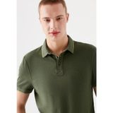 Mavi 065920-30721 Yeşil Polo Erkek T-shirt