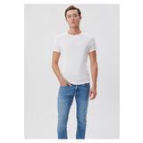 Mavi 06605622 Beyaz Basic Erkek T-shirt