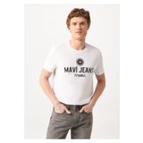 Mavi 066195-620 Polo Yaka Normal Kalıp Beyaz Erkek T-Shirt