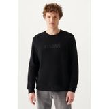 Mavi 066303-900 Bisiklet Yaka Oversized Baskılı Erkek Sweatshirt