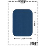 Mavi (1 Adet) Fantastıc Arma Ütü ile Yapışan Dokuma Arma Patch Giysi & Kıyafetler Için Yama Kolay Uygulama