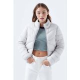 Mavi 110698-27105 Gri Kadın Şişme Mont