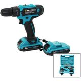 Mavi 1250 Rpm Bn-5 F-136 Cordless Drıll Full ŞARJLI=24V=5.0AH - 2 Batarya Matkap Seti Çantalı (5