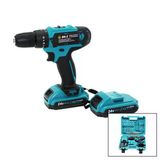 MAVİ 1250 RPM BN-5 F-136 CORDLESS DRILL FULL ŞARJLI=24V=5.0Ah - 2 BATARYA MATKAP SETİ ÇANTALI GO-53-