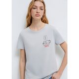 Mavi 1613722-70075 Gri Kadın T-shirt