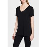 Mavi 166775-900 Basic V Yaka Siyah Kadın T-shirt