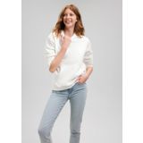 Mavi 167299 Kapüşonlu Beyaz Basic Kadın Sweatshirt