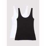 Mavi 2 li Siyah Beyaz Kadın Basic Atlet 1611367-900 - XS