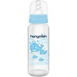 Mavi 240 ml Bpa Free Biberon, Sağlıklı ve Güvenilir Bebek Beslenmesi Için - Ahşap - Ceviz