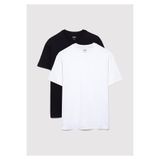 Mavi 2li Bol Kesim Erkek Basic Tişört Loose Fit / Bol Rahat Kesim 0612317-900