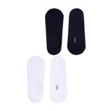 Mavi 2li Siyah Beyaz Babet Çorabı 092594-620 Beyaz-620 One Size