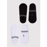 Mavi 2li Siyah Beyaz Patik Çorap 092593-900 Siyah-900 One Size