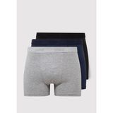 Mavi 3lü Basic Boxer 0911411-900 - 2XL - Siyah