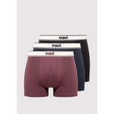 Mavi 3lü Basic Boxer 0912224-900 - Renkli